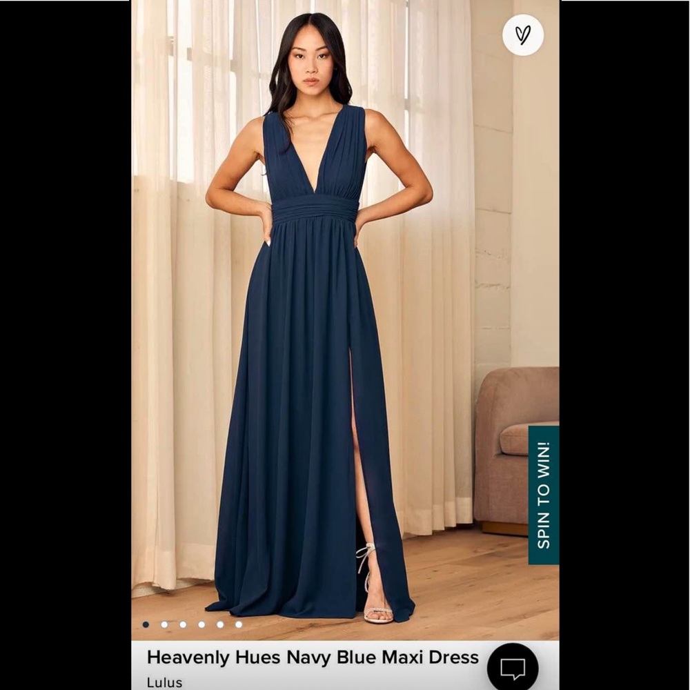 Lulus heavenly hues navy medium